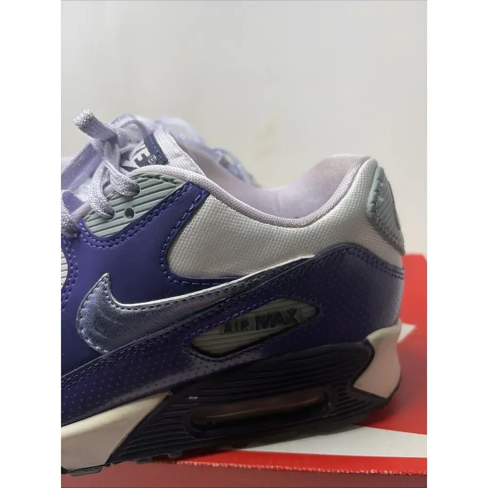 Nike Air Max 90 GS Size Women SZ 7 Y 5.5 Royal Purple White Sage 345017-118 Y2K